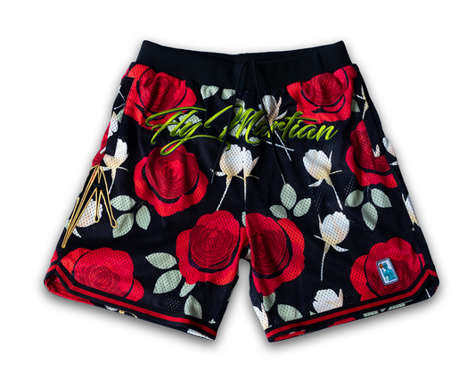 FM Roses BBall Shorts